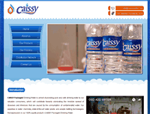 Tablet Screenshot of caissywater.com